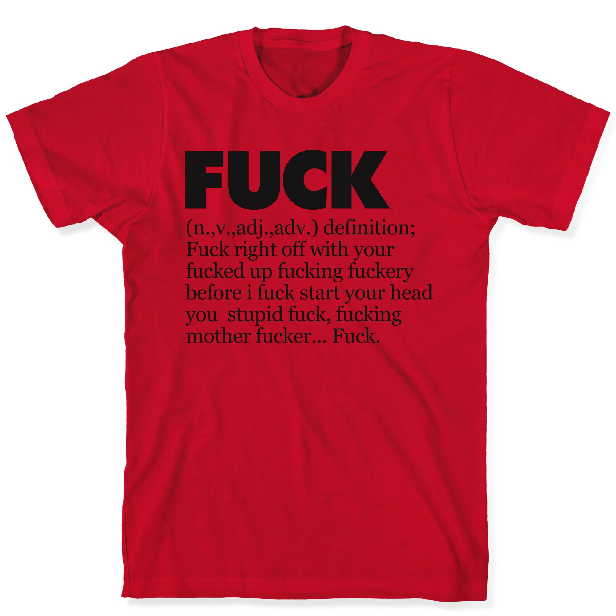 Fuck (Definition Shirt) T-Shirt